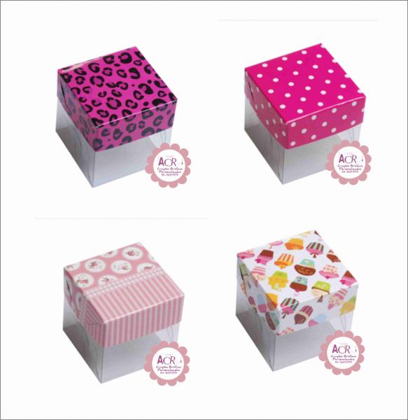 CAIXAS DE ACRÍLICO FLEXIVEL 5X5. Cód:1.08