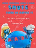 CONVITE SMURFS
