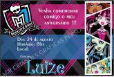 CONVITE MONSTER HIGH